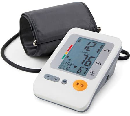 Blood Pressure Monitor with Large Arm Cuff 30-42cm and Standard Cuff 22-36cm Auto Inflation WHO Indicator