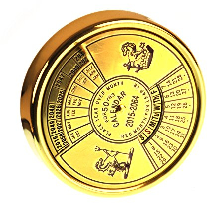 Nauticalia 4640 50 year Calendar paperweight