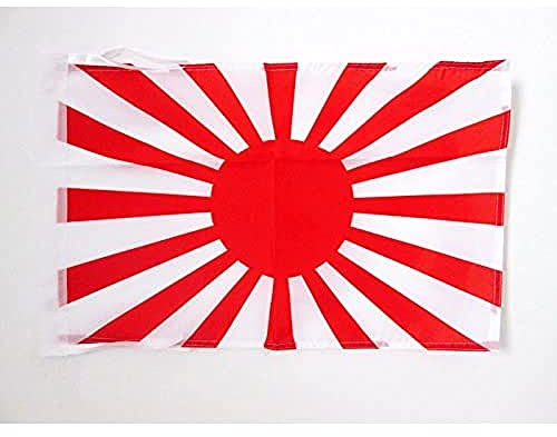 AZ FLAG Bandera del JAPÓN WWI DE Guerra 45x30cm - BANDERINA Japonesa Imperial 30 x 45 cm cordeles