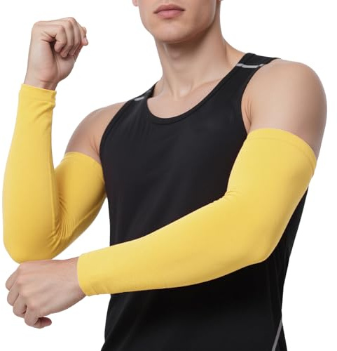 TopTie Manga para Brazo Elásticas Protección UV Manguitos Transpirables Protectora Solar para Deportes Ciclismo Bicicleta Running Voleibol Fútbol Baloncesto Mangas Enfriamiento