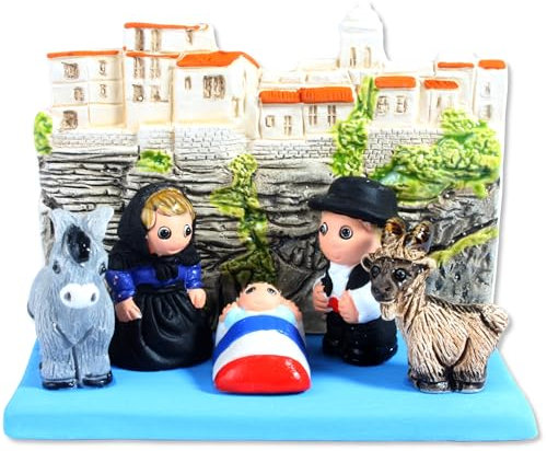 Proposte Religiose Presepe dal Mondo in Ceramica da Collezione Dipinto a Mano (Corsica)