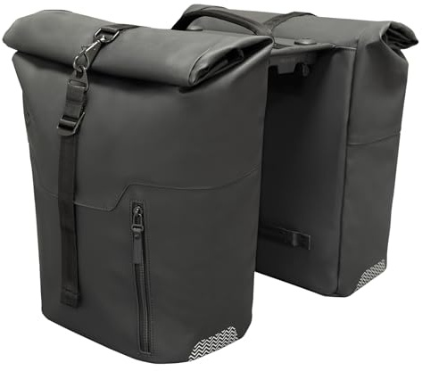 Racktime Doppeltasche Racktime Virgil schwarz für SnapIt 1