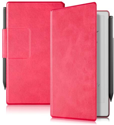 TOPCASE Magnetic Case Compatible with Remarkable Paper Pro Move 7.3, Rose | Ultra Slim