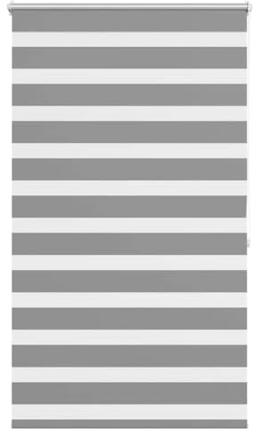 vidaXL Store Enrouleur Tamisant 80,9x175 cm Gris Store Occultant Fenêtre Maison