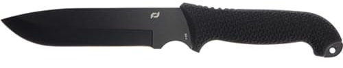Schrade SCHF52 - Outdoormesser | Klingenlänge: 17,78 cm - schwarz TPE Griff - Frontier Black TPE