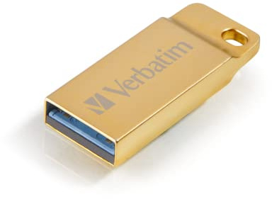 Verbatim 99104 Unità USB 3.0 Metal Executive, 16 GB, Oro