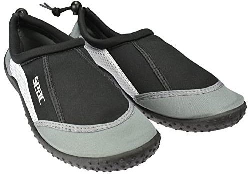 SEAC Reef, Zapatillas Antideslizantes para Adultos y niños, Secado rápido, Zapatos para el mar, la Playa y la Piscina, 32 EU, Gris
