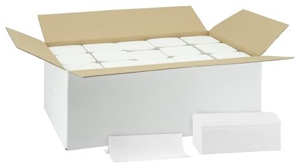 IMBALLAGGI 2000 - Asciugamani Monouso di carta - Asciugamani piegati a V per dispenser - 1 cartone da 3300 salviette monouso