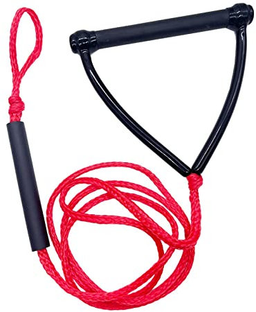 Harilla Wasserski-Schleppseil mit Griff 7,3 m multifunktionales, tragbares, strapazierfähiges Wassersportseil Wakeboard-Wasserskiseil