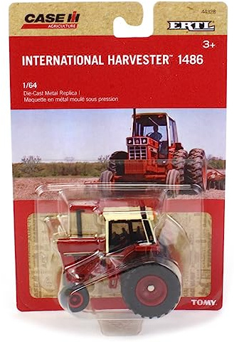 ERTL 1/64 International Harvester 1486 Tri-Stripe Wide Front with Rear Duals, 44328