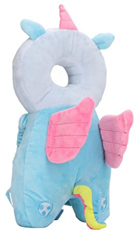 Rückensicherheitskissen für Kleinkinder, reduziert Stöße, Baby-Kopfschutz, Tierform, weicher Stoff zum Krabbeln (Typ C, 30 cm)