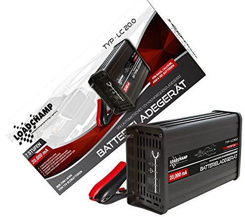 12V Ladegerät LC 20.0 Blei Säure AGM Gel Calcium Batterie Automatik Ladegerät Auto Solar 20Ampere IUoU
