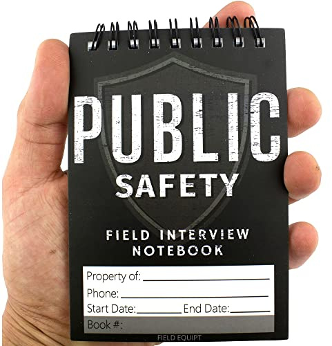 Field Equipt Law Enforcement Incident Report Notepads, Sheriff, Security & Police Gear, EDC Officer Notebook, Cop Gifts, Interview Equipment Accessories Book, 6 Pack (Security)