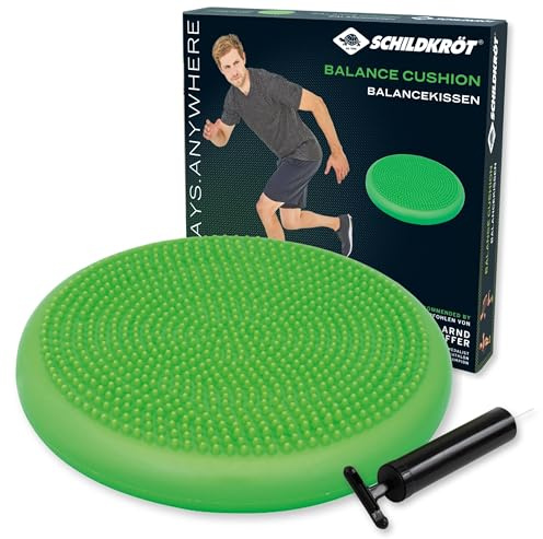 Schildkröt® Balance-Kissen, Grün, inklusive Handpumpe, in 4-Farb Karton, 960230