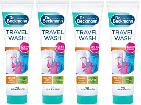 UKDeals Direct® Non Bio Travel Wash Gel 100ml (Pack of 4)
