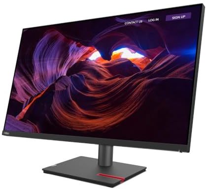 Lenovo 63D1RAR1US 31.5 Thinkvision P32p-30 4k Mntr 95 Dci-p399 RGB W/Colore accurato