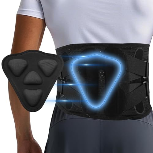 SKXZK Ceinture de soutien dorsal pour soulager la douleur lombaire inférieure pour homme et femme - Qualité médicale - Compression orthopédique pour nerf sciatique, scoliose, disque ou levage au
