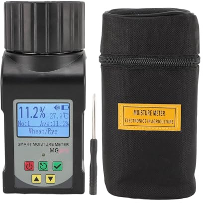 Mini-humidimètre Portable For Grains De Café, Cacao, Riz, Blé, 25 Types, Testeur D'humidité Numérique Avec Écran LCD Pour les Professionnels