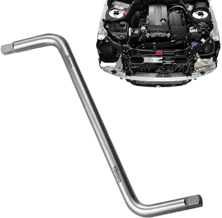 Chiave Per Vite Coppa Olio - Estrattore Tappo Di Scarico A Testa Quadrata Da 8 Mm E 10 Mm | Strumento Per Il Cambio 'olio Automobilistico | Costruzione In Acciaio Resistente Per Lo Scarico Della T