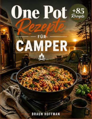 One Pot Rezepte für CAMPER: Das Camping-Kochbuch mit über 80 schnellen und einfachen Gerichten, die in 20 Minuten zubereitet sind – perfekt für Zeltcamper, Van-Reisende und Wohnmobil-Abenteuer.
