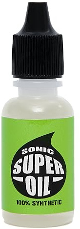 SONIC Super Oil Skate Bearing Lubricant, for Inline Skates, Roller Skates and Skateboards, 100% Synthetic Formula, 1/2 oz, Made in USA