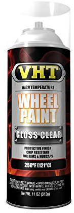VHT SP184 Clear Coat Wheel Paint Can - 11 oz, Gloss Clear