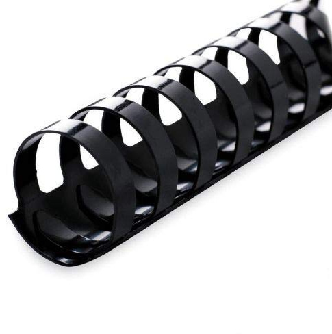 CFS Products Plastic Comb Binding Spines, 3/4 Inch Diameter, Black, 150 Sheets, 100 Pack 13034