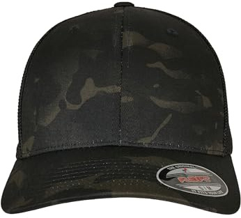 Flexfit Unisex Kappe Multicam Trucker Mesh Cap Multicam Black S/M