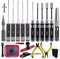 20 in 1 RC Tool Kit, Flat/Phillips/Hex Screwdriver Set, Wheel Wrench, Body Shell Reamer, Nut Socket Spanner, Repair Tools for 1/18 1/16 1/8 1/10 RC Cars Quadcopter Helicopter Airplane