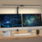 TROPICALTREE Lampe de Bureau LED Double Tête Lumiere Bureau - 5 Modes de Couleur et 11 Niveaux de Luminosité - 24W 78cm Bureau Pince D'architecte - Col de cygne flexible et réglable - Minuteur - Noir