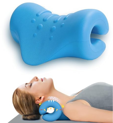 Three Stars - Relajador de cuello y Columna cervical. Alivio del dolor. Almohada cervicales y cuello. Uso: apoyar, relajar. Neck Cloud