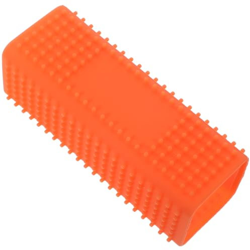 minkissy Strumento Per La Rimozione Dei Spazzola Per Di Animali Domestici Per Cani E Gatti Spazzola Per La Toelettatura A Vapore Per Divano Auto Letto Lenzuola Arancione