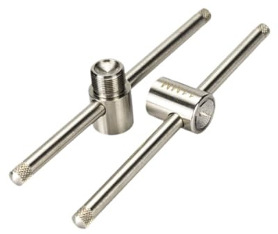 mophrati Herramienta de prensado de Punta Taco Billar Acero Inoxidable, Accesorios Billar, portátil, fácil Usar, Resistente, para Forma a la Punta del Taco, Rectificado pasadores 11 mm