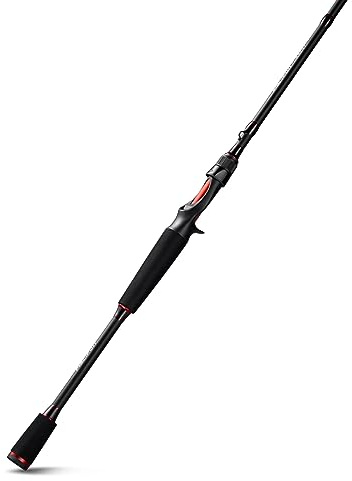 Piscifun Torrent Baitcaster Rod, Portable 2 Piece Casting Rod, Durable Lightweight Sensitive Baitcasting Fishing Rod (6'9M-M)