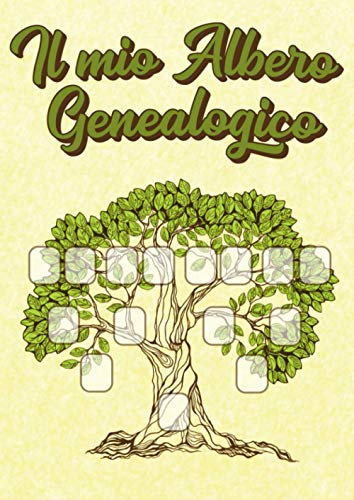 Il mio Albero Genealogico: Albero genealogico da compilare 8 Generazioni | Cerco i miei antenati e organizzo la mia ricerca genealogica | Regalo unico ... del nonno, un matrimonio, compleanno, Natale