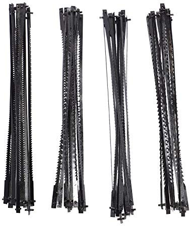 COSINE Lot de 48 lames de scie à chantourner TPI 15.10.18/24 - Accessoires pour le travail des bricoleurs