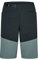 Ziener Herren NUWE Fahrrad-Shorts mit Innenhose - Mountainbike/Outdoor/Freizeit - atmungsaktiv,schnelltrocknend,gepolstert, Green Stone, 54