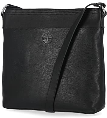 Timberland Borsa a tracolla grande in pelle, nero, taglia unica