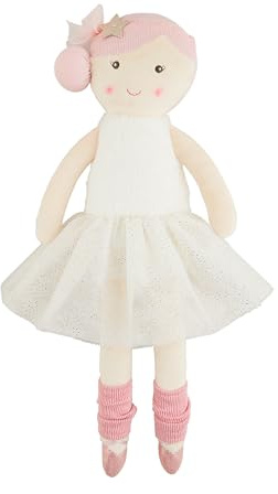 Mud Pie Ballerina Doll, Pink, 16