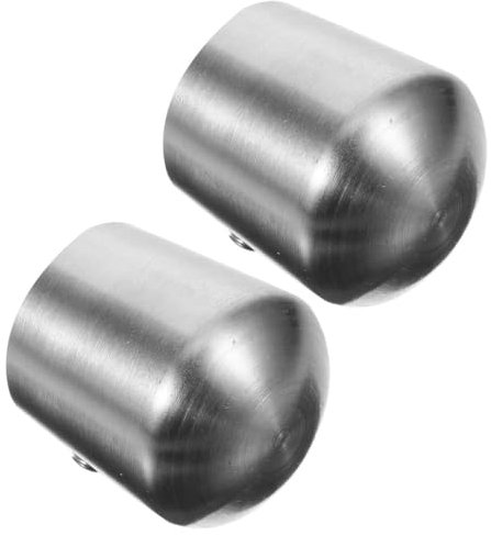 Veemoon 2stücke Handlauf-endkappen Aus Edelstahl Glatte Oberfläche Schutz Für Rohrenden Passend Für Holzgeländer Und Metallrohre Leicht Zu Montieren Lagern