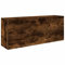 vidaXL Bad-Wandschrank Räuchereiche 100x25x40 cm Holzwerkstoff, Bad-Hängeschrank, Hängeschrank Badezimmer, Wand-Badschrank, Hängeschrank Bad