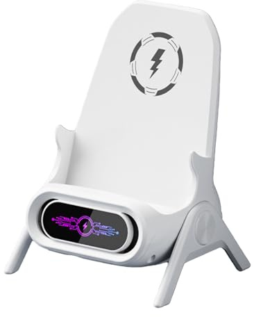 Chargeur sans Fil | Support De Téléphone Portable pour Bureau,Charge Rapide pour Tablette Magnétique, Support Téléphone Forme Fauteuil