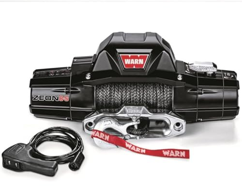 Warn 89305 ZEON 8-S Winch with Synthetic Rope - 8000 lb. Capacity
