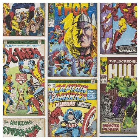 Marvel Comics Action Heroes Wallpaper