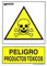 WOLFPACK LINEA PROFESIONAL - Cartel Peligro Productos Toxicos 30x21cm.