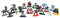 Jada 253225016 Figuras coleccionables de la Onda 4 Marvel Other Toys 20er Sammelfiguren, Welle 4, 20 Stück/Set, Die-cast, 4 cm, Mehrfarbig, 4 Centimeters