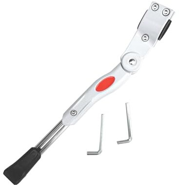 Perfeclan Fahrradständer, Hinterradständer für 22~27 Zoll Fahrräder, Stützradständer, Universal, Weiß