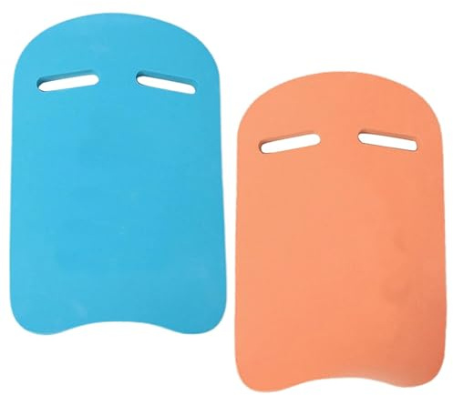 2 Pack Swimming Kick Board Set, U Shape Float Swimming Board For Kids Adult, Swim Aid Pool Float Board Sports Training Equipment For Boys, Girls, Blue And Orange