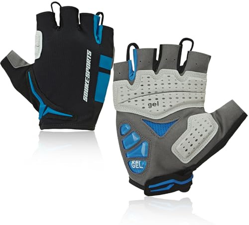 Souke Sports Herren Damen Fahrradhandschuhe Gel Sommer Radhandschuhe