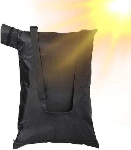 Arroopu Sac À Feuilles D'Aspiration | Sac Broyeur De Feuilles avec Zip Au - Organisateur De Collecte De Poussière Et Débris | pour Cour Jardin Terrasse Chemin Extérieur Garage Arrière Cour